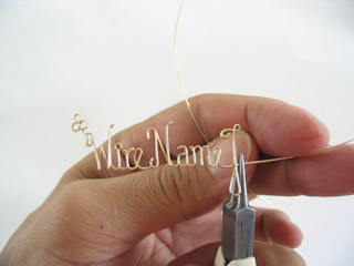 wire jewelry demonstration